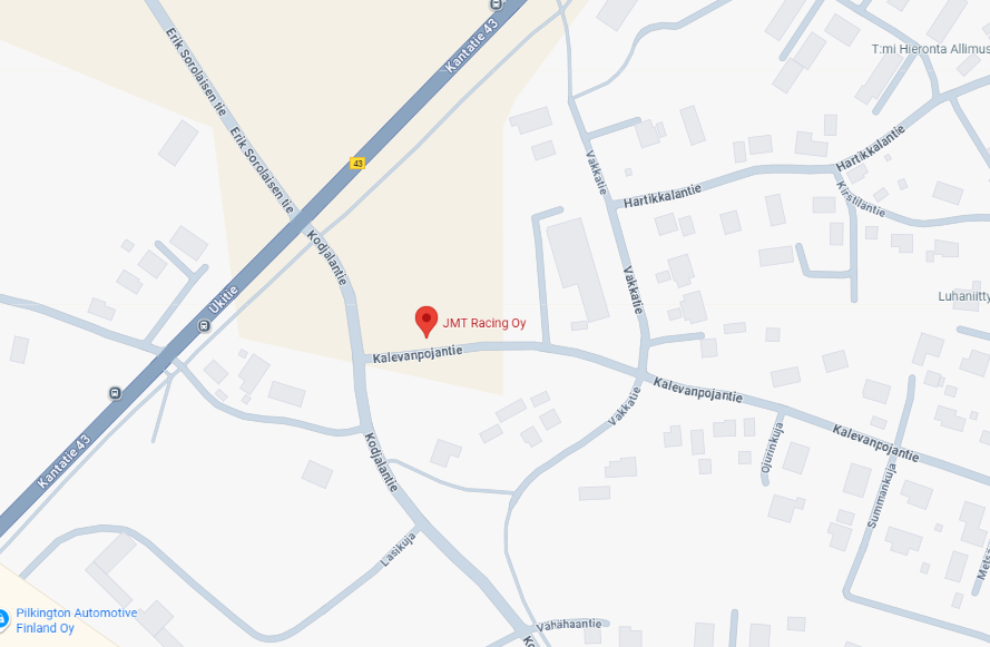 JMT Racing kartta